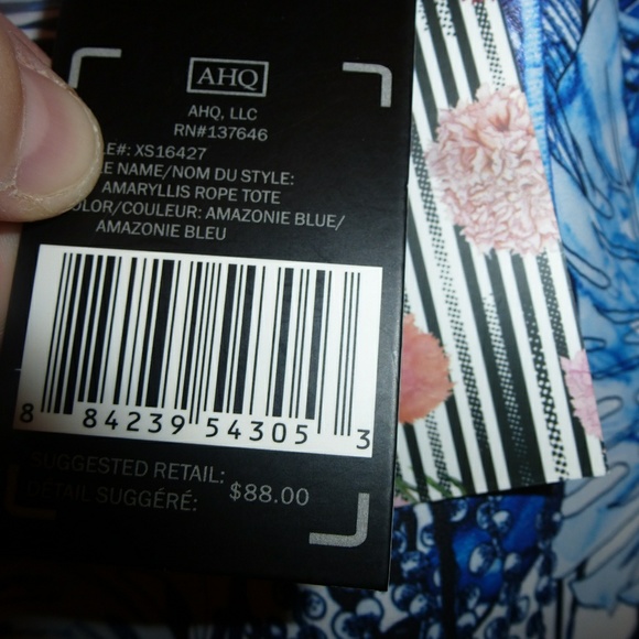 NWT Christian Lecroix handbag shoulder blue white - Picture 4 of 8